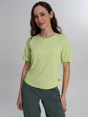 Футболка женская Mountain Hardwear Sunblocker Short Sleeve, Желтый
