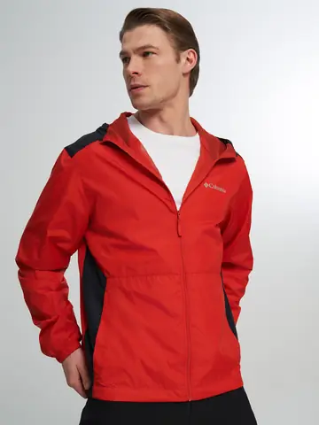Ветровка мужская Columbia Discovery Loop Lined Windbreaker, Красный