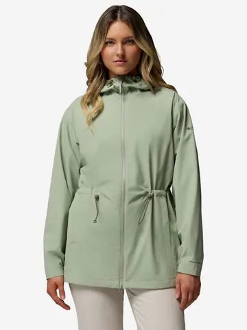 Ветровка женская Columbia Blossom Park Rain Jacket, Зеленый