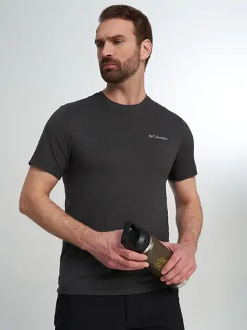 Футболка мужская Columbia Parsons Point SS Logo Tee, Черный