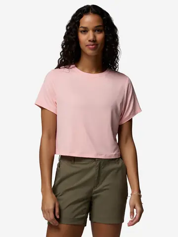 Футболка женская Columbia Parsons Point SS Tee, Розовый
