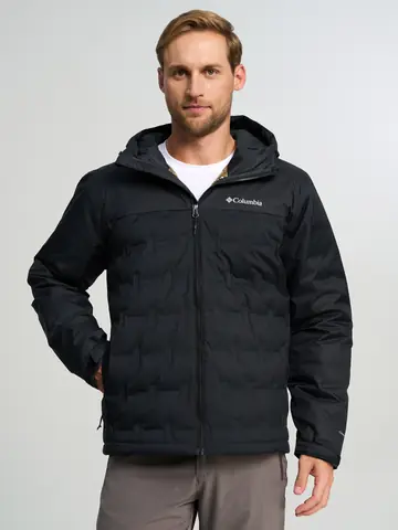 Пуховик мембранный мужской Columbia Grand Trek IV Down Hooded Jacket, Черный