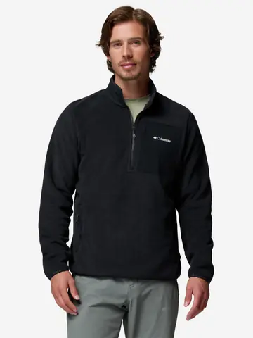 Толстовка мужская Columbia Pacific Arch 200 1/2 Zip Fleece, Черный