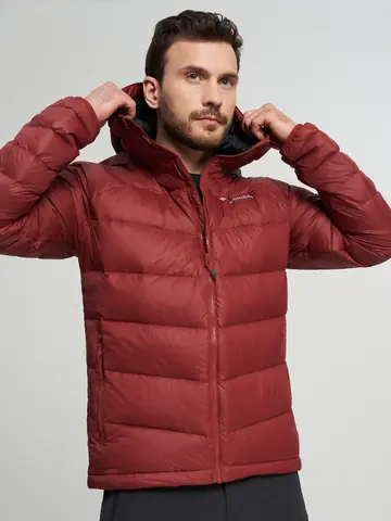 Пуховик мужской Columbia Centennial Creek III Down Hooded Jacket, Красный