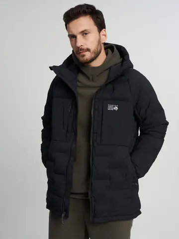 Ультралегкий пуховик мужской Mountain Hardwear Stretchdown Parka, Черный
