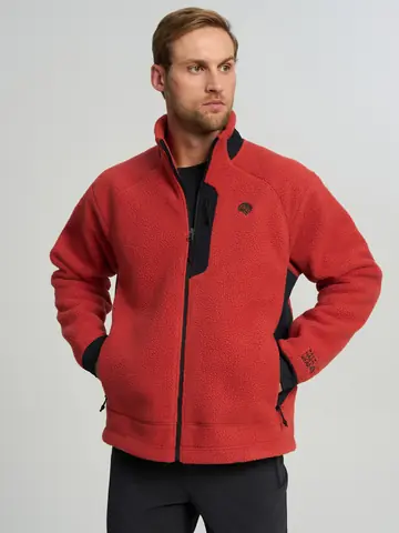 Толстовка мужская Mountain Hardwear Deep Drift Fleece Full Zip, Красный
