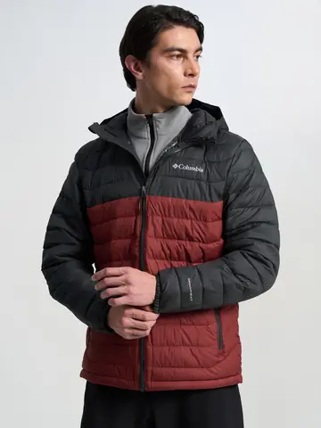 Пуховик мужской Columbia Powder Lite II Hooded Jacket, Красный