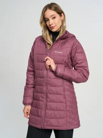 Куртка утепленная женская Columbia Powder Lite II Mid Jacket, Фиолетовый