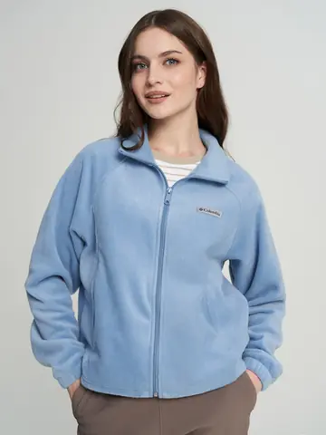 Джемпер женский Columbia Benton Springs Relaxed Full Zip, Голубой