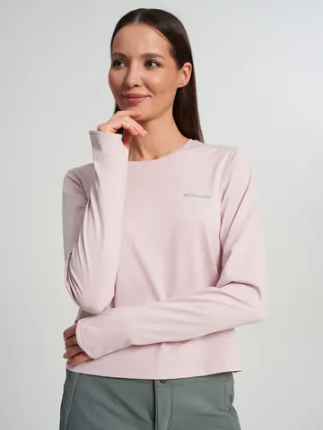 Лонгслив женский Columbia Seeker Legend Long Sleeve II, Розовый