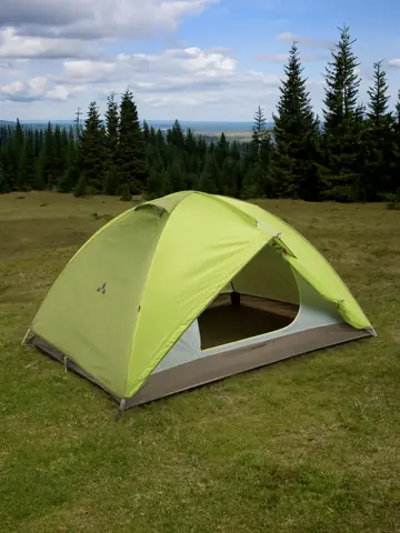 Палатка 3-местная VauDe Campo 3P, Зеленый