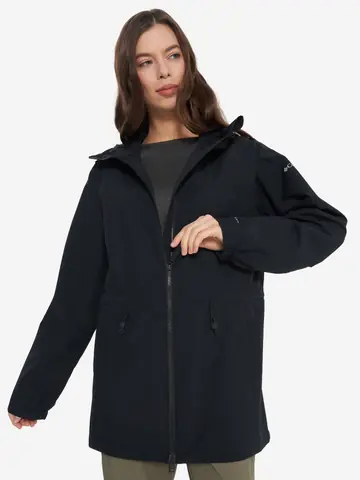 Куртка мембранная женская Columbia Blossom Park Rain Jacket, Черный