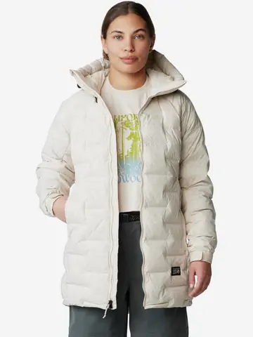 Пуховик женский Mountain Hardwear Stretchdown, Бежевый