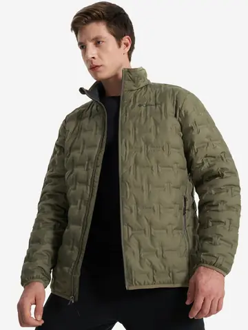 Ультралегкий пуховик мужской Columbia Delta Ridge II Down Jacket, Зеленый