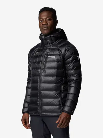 Пуховик мужской Columbia Arctic Crest Down Hooded Jacket, Черный