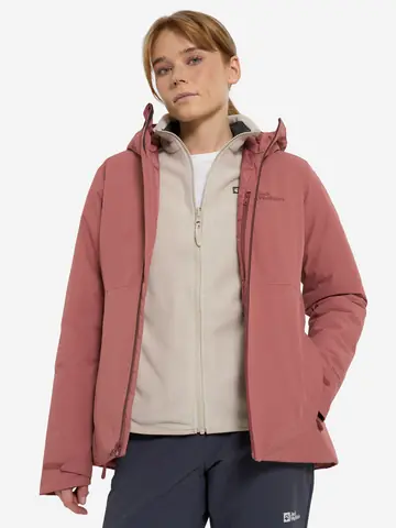 Куртка утепленная женская Jack Wolfskin Wisper, Красный