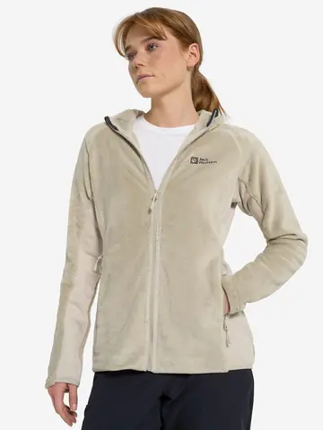 Джемпер флисовый женский Jack Wolfskin Rotwand, Бежевый
