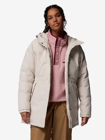 Парка женская Columbia Kennedy Meadows Mid Down Parka, Бежевый