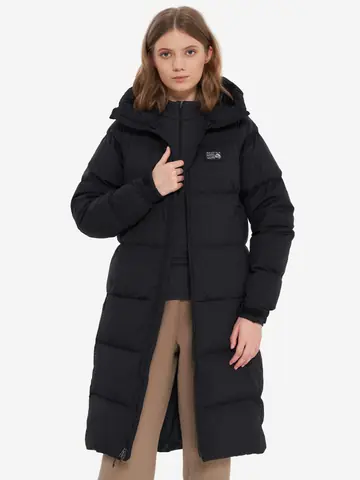 Пуховик женский Mountain Hardwear Nevadan Down Long Parka, Черный